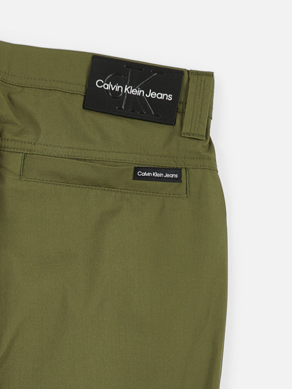 Skinny Washed Stretch Chino Burnt Olive / 3230