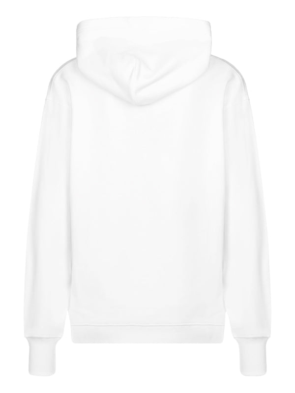 Aqua Monogram Hoodie Bright White / L