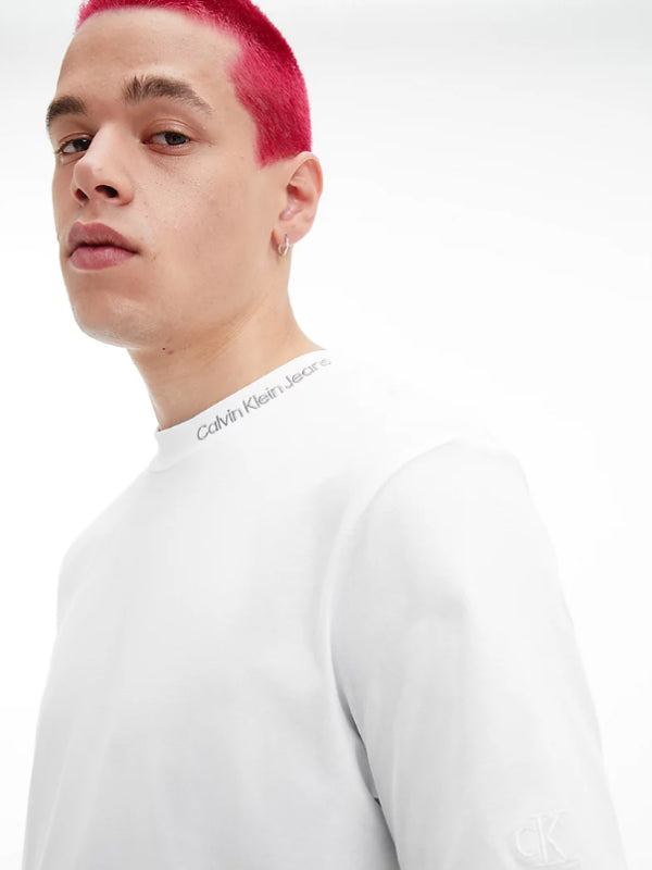 Institutional Embro Tee Bright White / L