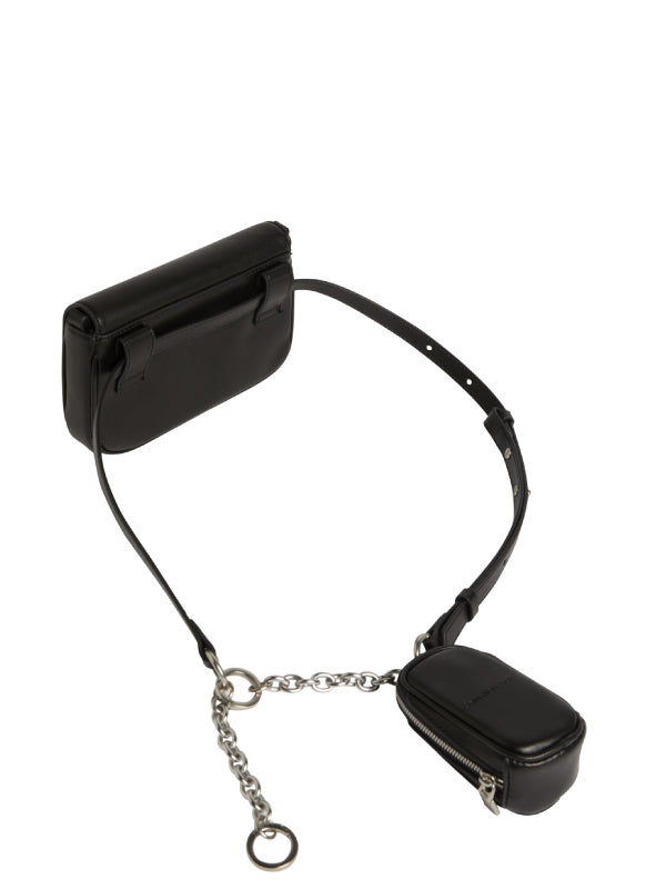 Sculpted Conv Crossbody Chain Black / OS