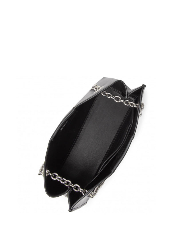 Sculpted Shoulder Bag24 Chain Black / OS