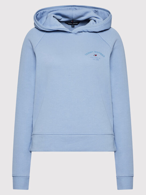 Regular Varsity Ribbed Hoodie Moon Blue / L