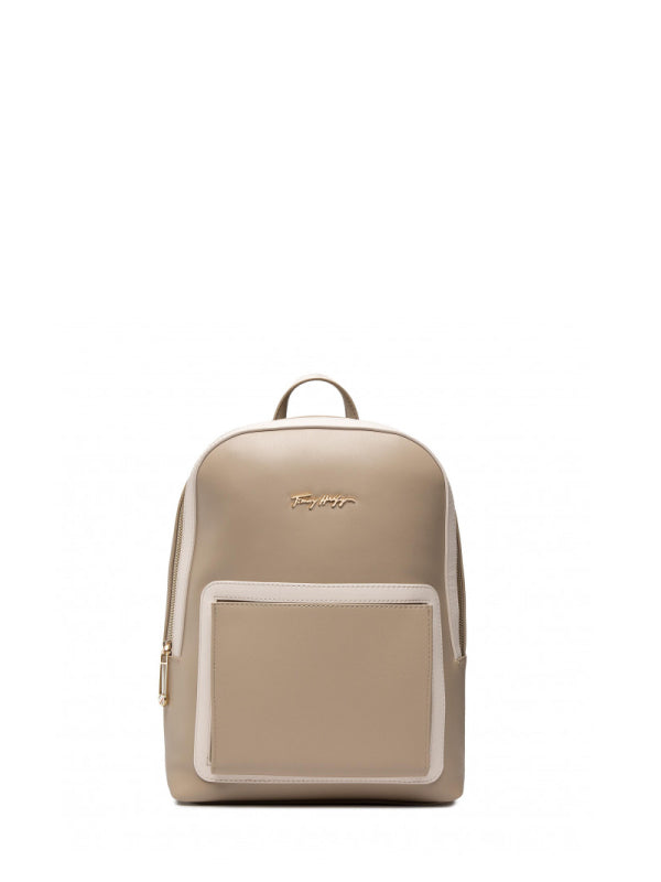 Iconic Tommy Backpack Beige / OS