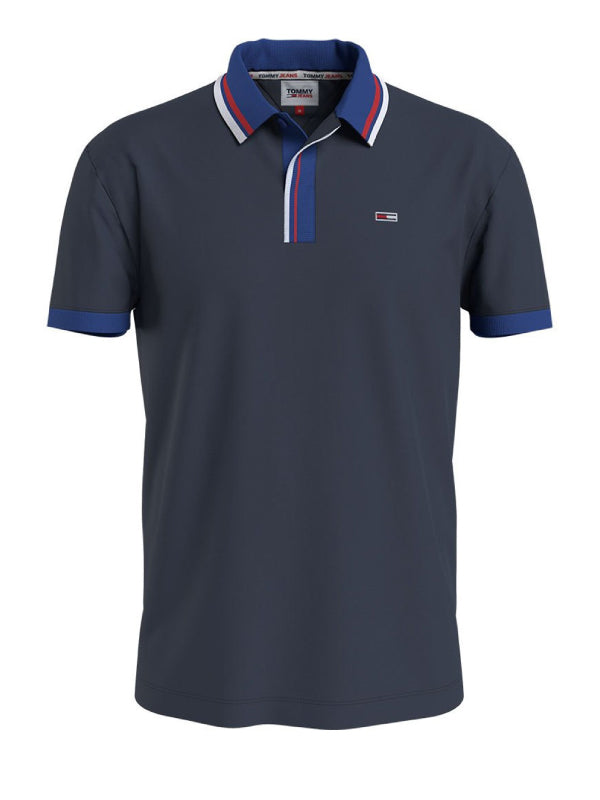 Tjm Tipped Honeycomb Polo Twilight Navy / L