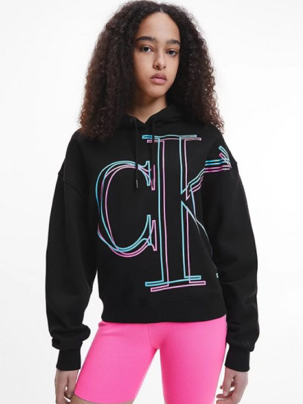 Illuminated Ck Hoodie Ck Black / L