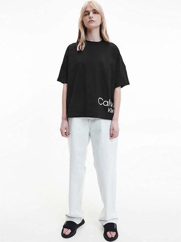 Oversized Tee Ck Black / L