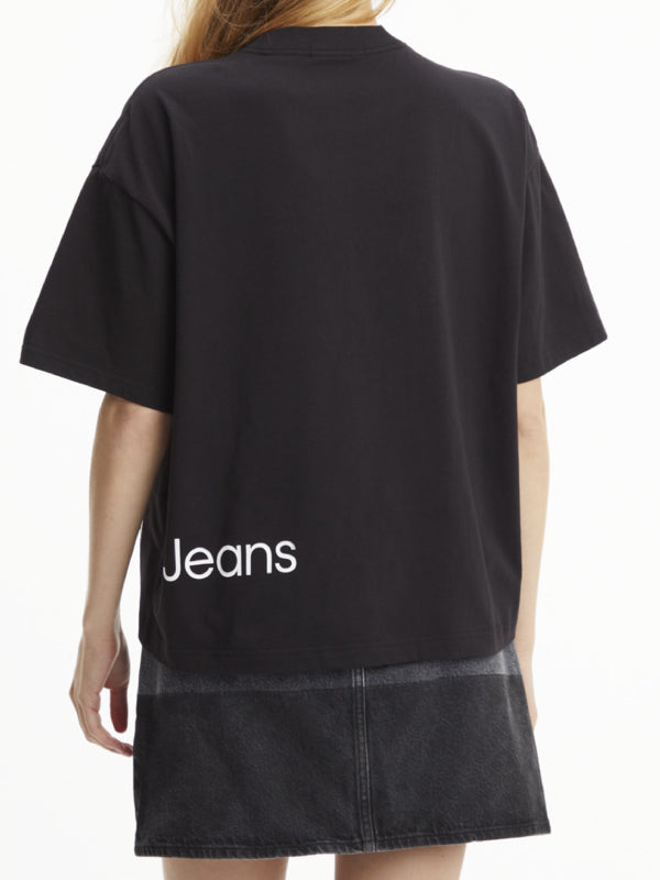 Oversized Tee Ck Black / L