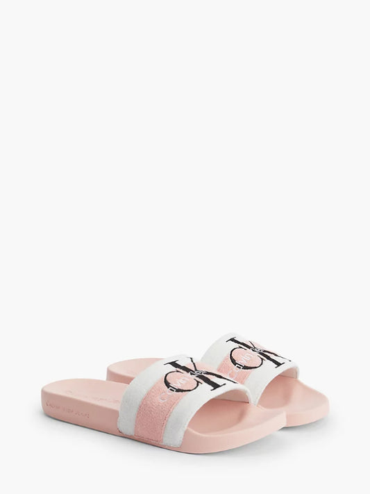 Slide Terry Cloth Pink Blush / 37