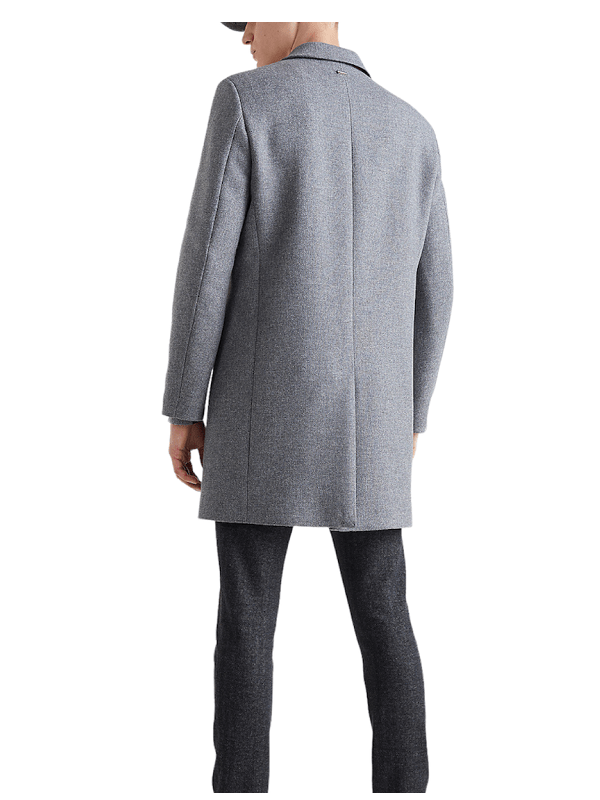 Dressed Casual Wool Mix Coat Medium Grey Heather / S