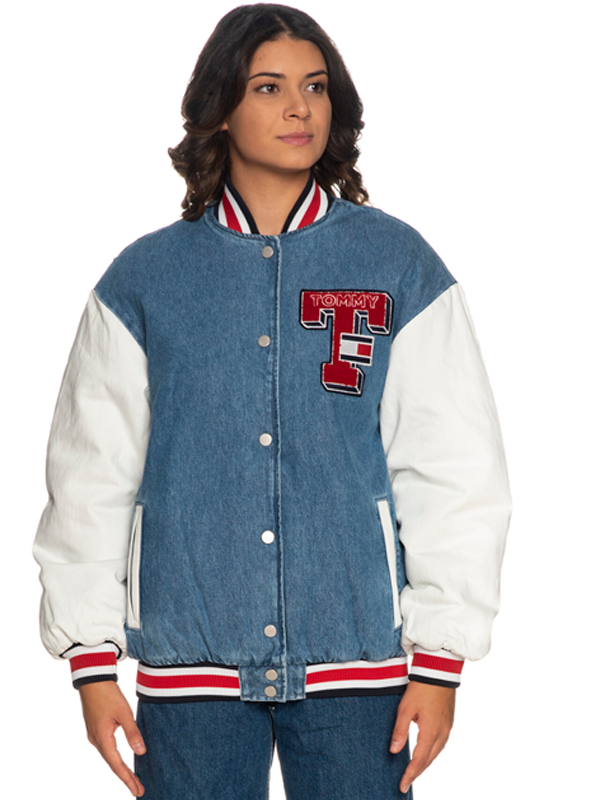 Denim Letterman Jacket Df7018 – Brandaat