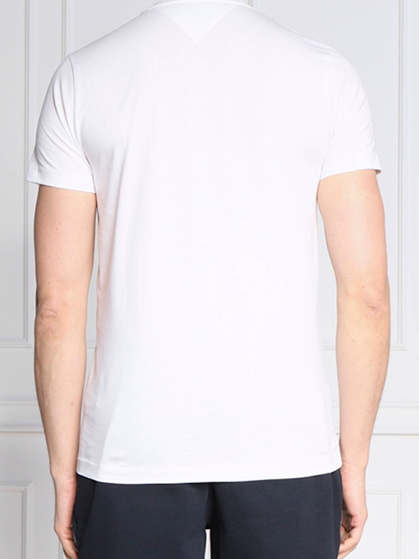 Established Stacked Tee White / L