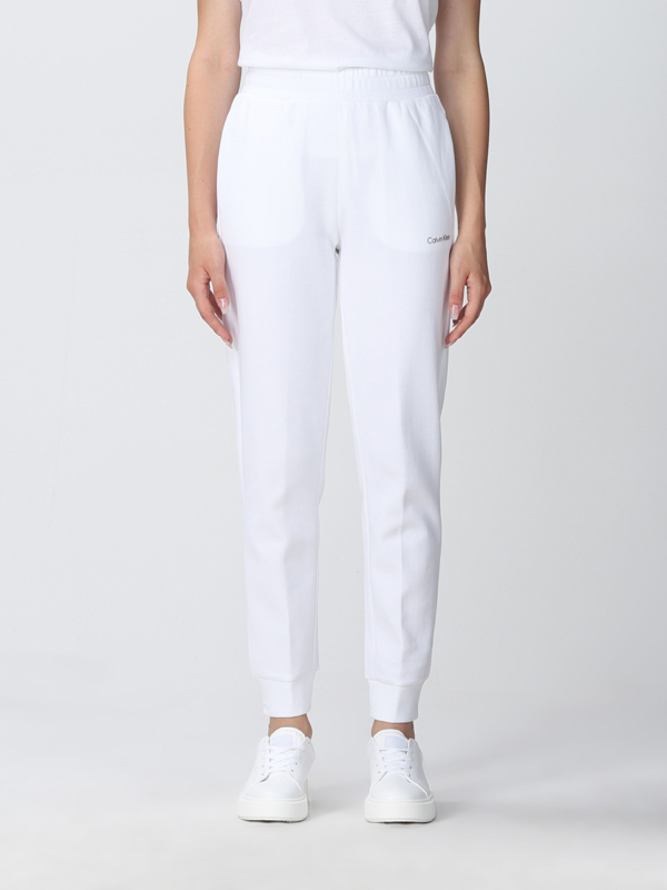 Micro Logo Ess Slim Jogger Bright White / L