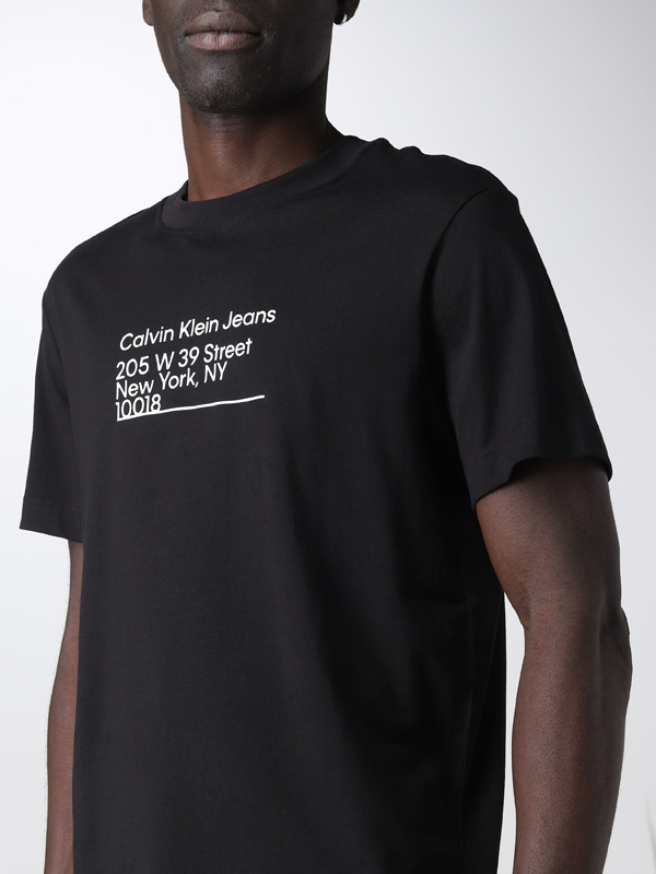 Ck Address Logo Tee Ck Black / L