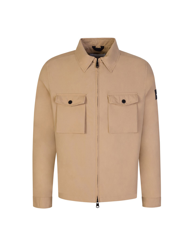 Recycled Light Shirt Jacket Travertine / L