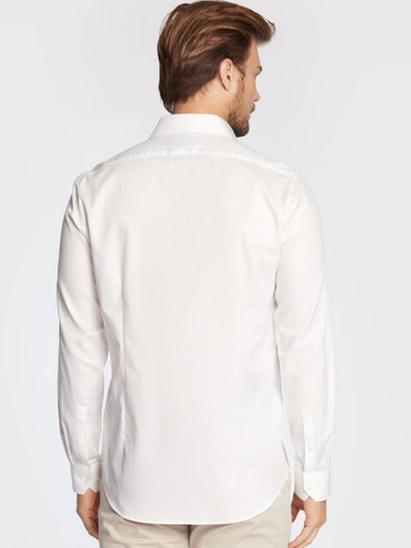 Twill Easy Care Fitted Shirt White / 42