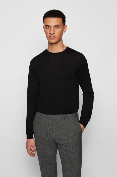 Boss Crew Neck Knitwear - Leno-P