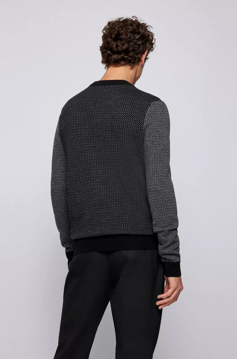 Boss Crew Neck Knitwear - Nettuno