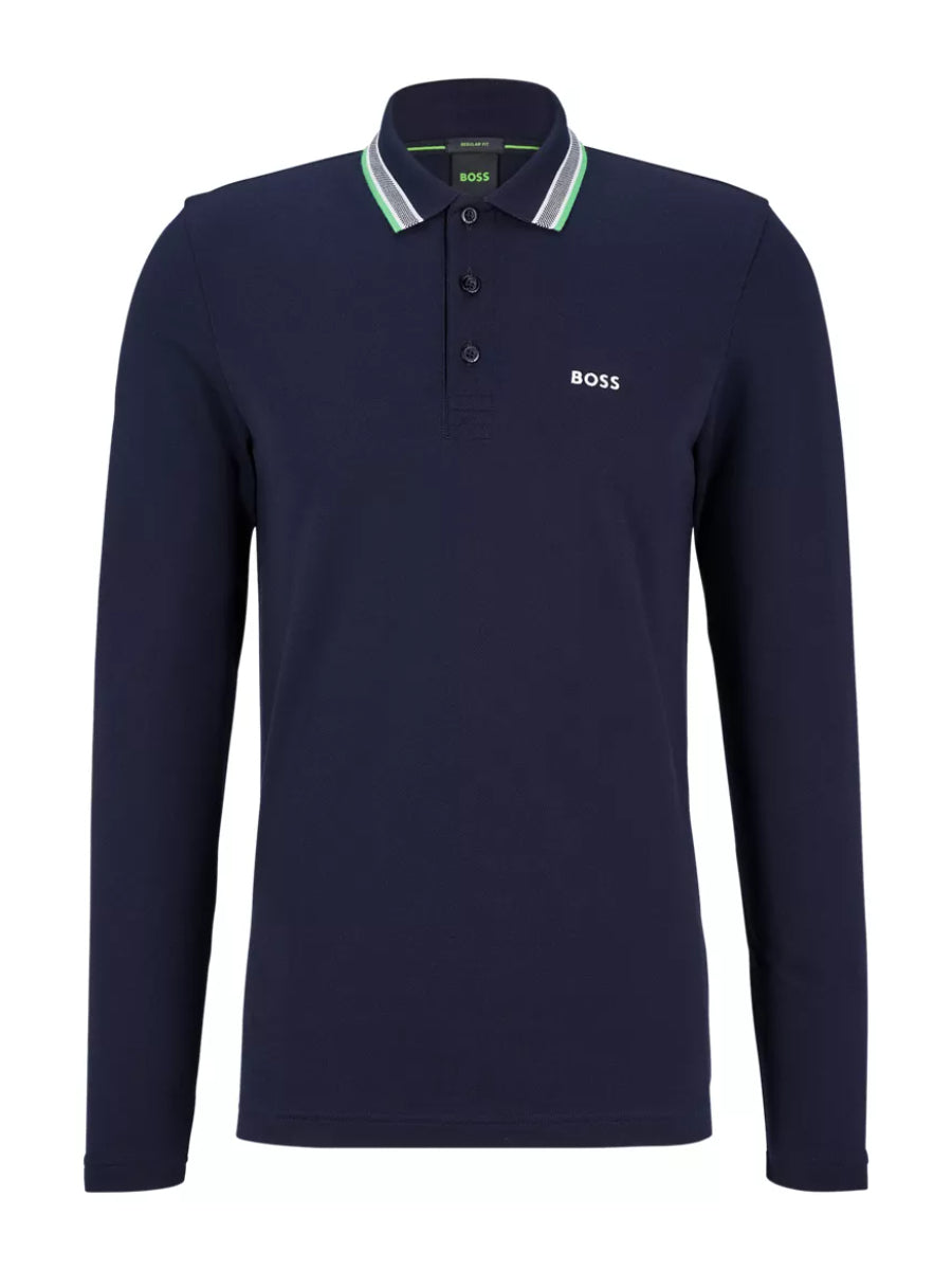 BOSS Polo Long Sleeves - Plisy