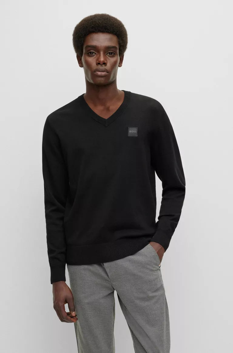 Boss V-Neck Knitwear - KANOVANO_V